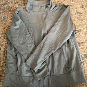 Full zip workout sweater